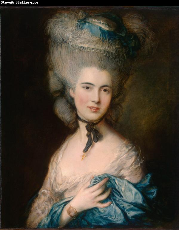 Thomas Gainsborough Woman in Blue (mk08)